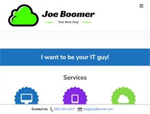 Tablet Screenshot of joeboomer.com